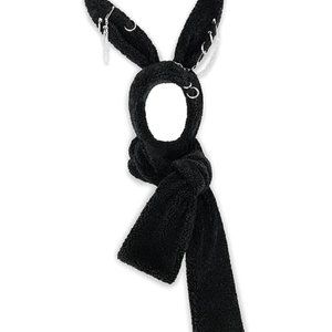 Punk Rabbit Hooded Scarf - Cfierce bunny hat